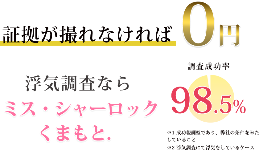 熊本で浮気調査ならミス・シャーロックくまもと.